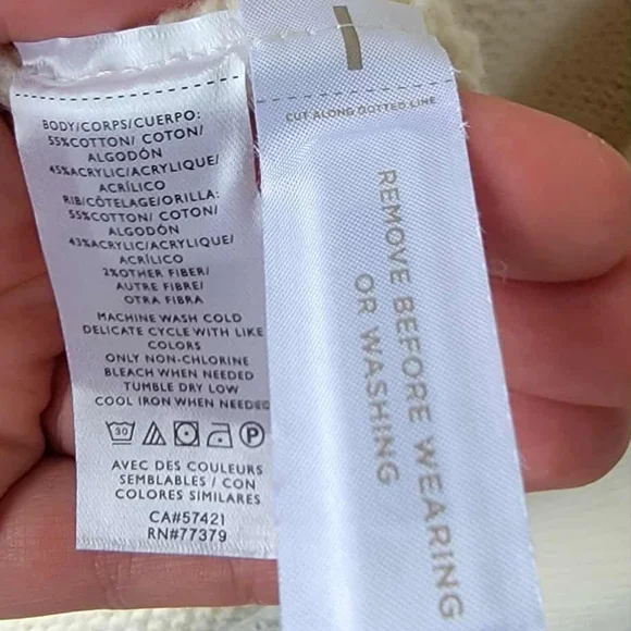 Ann Taylor Elegant Cream Women's Open Long Cardigan - Picture 3 of 10